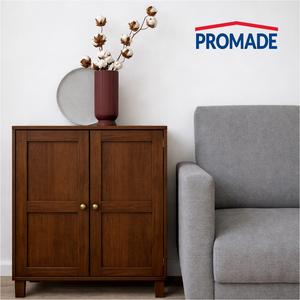 Customizable Interior Wood <b>Varnish</b> Water-Based, <b>Matt</b> Finish, Walnut Color, Low VOC, Solvent-Free, 375 ml. - Product Image 3