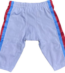 Uniforme de fútbol americano juvenil Jersey blanco Aparejos Sarga Nombre Números Equipo Sublimación Impresión Alta calidad Secado rápido - Product Image 4