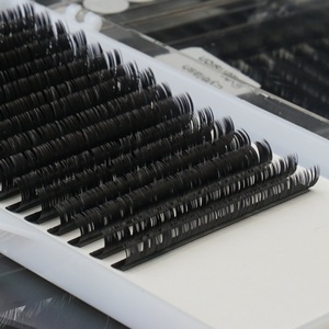 ขนตาแบนแบบคลาสสิกสำหรับต่อขนตาหนา12เส้นสีดำพิเศษซื้อจำนวนมาก - Product Image 5