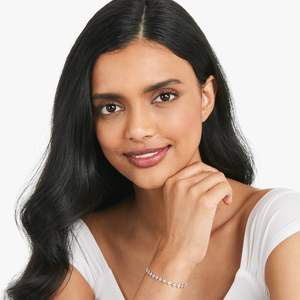 Bracelet tennis en moissanite de 8 pouces, argent 925 et finition or 10 carats, bijoux glacés haut de gamme pour tous les genres, cadeau de mode parfait - Product Image 5