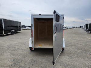 2026 Cross 5x8 Beta Series Enclosed Cargo <b>Trailer</b> 2990 GVWR Single Axle Utility <b>Trailer</b> V Nose Ramp Door Cargo Hauler for sale - Product Image 5