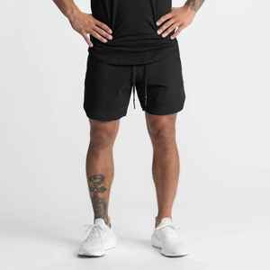 Pantalones cortos de gimnasia de algodón 180 GSM personalizados al por mayor para hombres y mujeres estilo informal tejido caliente cintura corta buena calidad ropa deportiva bolsillos - Product Image 4