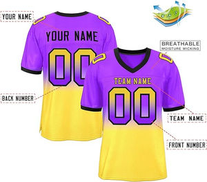 Vente en gros de maillots de football américain cousus de qualité supérieure maillots de broderie uniformes de l'équipe noire pour hommes logo personnalisé - Product Image 2