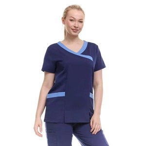 Nueva bata de laboratorio médico uniforme quirúrgico Hospital dentista clínica farmacia traje Scrubs bata de laboratorio uniforme de enfermera - Product Image 1