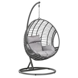 Modern Outdoor Garden Balcony 304 Stainless Steel Double Hanging <b>Basket</b> Leisure Hanging Swing <b>Chair</b> Furniture Patio Metal Stand - Product Image 3