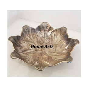 ชามเสิร์ฟขนมสุดหรูชามช็อคโกแลตสีทองทำจากอลูมิเนียมสำหรับงานแต่งงานงานปาร์ตี้ - Product Image 1