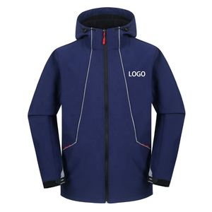 Chaqueta Softshell de invierno de poliéster, cortavientos, impermeable y a prueba de viento, uniforme de trabajo con logotipo personalizado - Product Image 6