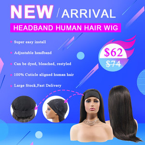 Aosun - Peluca de Cabello Humano de Alta Calidad al por Mayor, 100% Cabello Virgen Remy, Modelo T-Part, Larga de 32 Pulgadas, Color Marrón Chocolate - Product Image 2