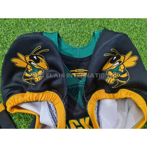 Uniforme de football américain pour hommes de haute qualité, personnalisé, dernier style, vêtements d'équipe unisexe, short imprimé, techniques pour le sport - Product Image 3