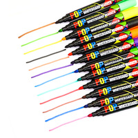Artriink WB805-8/12 stylo marqueur pour tableau blanc, non toxique, effaçable à sec et humide, rechargeable, grand volume