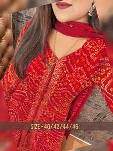 Traje Sharara étnico Shalwar Kameez indio Punjabi estilo paquistaní bordado boda y fiesta festiva desgaste mujeres - Product Image 3