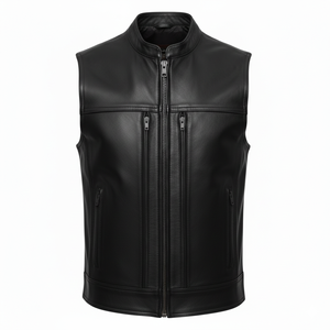 Custom Leather Vest Men <b>Women</b> Casual Breathable High Durability Protective Stylish Comfortable Winter Outerwear 2026 - Product Image 3
