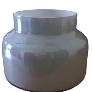 玻璃蜡烛罐彩虹大空蜡烛容器蜡烛罐大陶瓷散装黑色礼品印刷来样定做