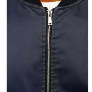 Chaqueta Bomber de cuello levantado de alta calidad para hombre, estilo informal de calle, técnicas teñidas lisas, material ligero para invierno - Product Image 3