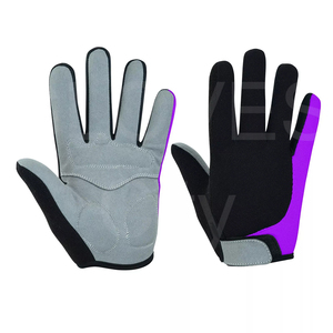 Vente chaude hommes Long Doigt PU Cuir Gants De Cyclisme Respirant Écran Tactile GANTS City Made Vélo Racing Gears - Product Image 4
