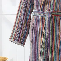Peignoir unisexe en coton turc tissé à la main avec pompons, de luxe, pour hôtel, toute l'année, vêtement de nuit et de détente, été, fourni par ODM, Turquie