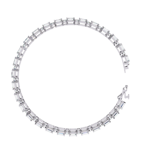 Fabulous 18K <b>Gold</b> Lab Grown Diamond Bracelet & <b>Bangle</b> Luxurious Jewelry - Product Image 6