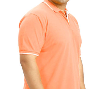 Logo personnalisé Nouveau design de polo de golf à manches courtes sport à la mode Polos en polyester et élasthanne grande taille pour hommes - Product Image 5