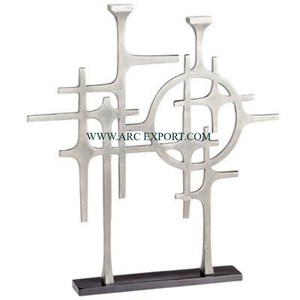 Escultura simbólica de diseño vintage, escultura de mesa rústica antigua de latón con calidad exclusiva, escultura elegante de nuevo aspecto - Product Image 6