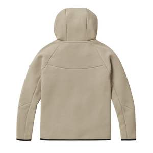 เสื้อแจ็คเก็ตผู้ชายแบบมีฮู้ด ซิปเต็มตัว กันน้ำ ระบายอากาศ รุ่น Windrunner ผ้า Tech Fleece สีกากี น้ำหนักเบา อุ่น เหมาะสำหรับการฝึกซ้อมกีฬา พร้อมลายปัก - Product Image 2