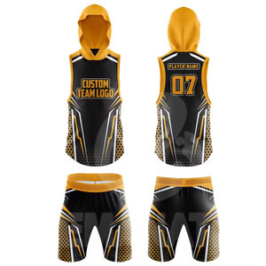 Uniformes de Entrenamiento de Fútbol Americano con Capucha, Personalizados OEM, Transpirables, 100% Poliéster, con Parches Impresos de Alta Calidad, al por Mayor - Product Image 5