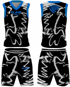 Ensemble de maillots de basket-ball de haute qualité pour hommes impression numérique personnalisable chemise de sport respirante hauts shorts grande taille - Product Image 2