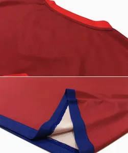 Top Quality Football <b>Shirt</b> Black <b>Red</b> Soccer Jersey Customize Logo Design Wholesale - Product Image 5