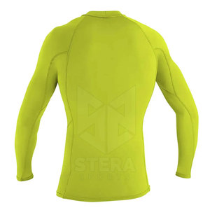 Meilleure vente Rash Guard pour hommes 100% coton respirant à manches longues vêtements d'entraînement personnalisés de haute qualité - Product Image 2