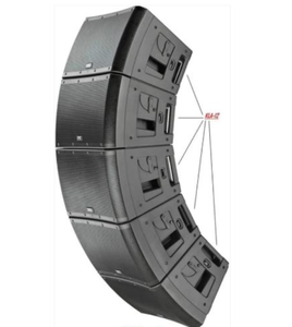 Altavoz Line-Array de 2 vías y 500W completamente nuevo, color negro - Product Image 1