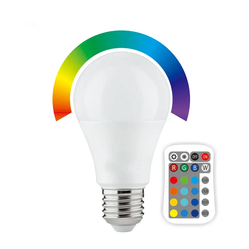 Factory Cheap RGB LED Bulb A60 E27 B22 Dimming LED Light