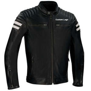 Chaqueta de Motociclista de Cuero Unisex Resistente al Viento, para Todas las Temporadas, Venta Caliente 2026, Colores Personalizados, Logotipo, Suministro al por Mayor - Product Image 6