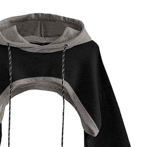 Sudaderas Cortas Personalizadas con Logotipo Bordado para Mujer, Hechas en Pakistán, Transpirables, Anti-Pilling, de Forro Polar de Poliéster/Algodón, Colores Personalizados, Bajo Precio - Product Image 6