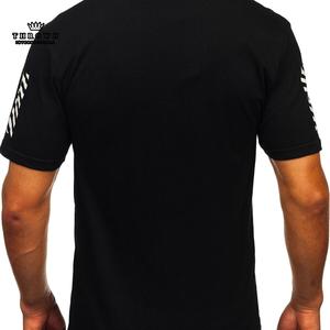 T-shirt homme personnalisé de haute qualité Streetwear impression 3D sur coton organique lourd DTG impression OEM ODM - Product Image 5