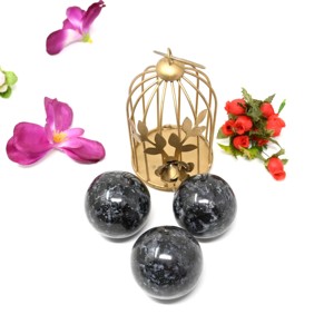 Venta al por mayor de cristal natural de ágata índigo Gabbro esfera Super calidad estilo Feng Shui Bola de cuarzo tallada disponible en cantidad a granel - Product Image 1