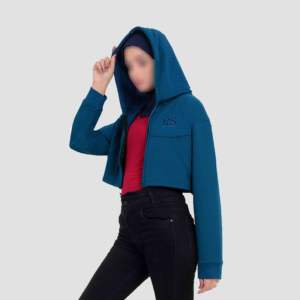 เสื้อฮู้ดผู้หญิงแนวสตรีทเสื้อมีฮู้ดผ้าใยสังเคราะห์ไม้ไผ่กันน้ำใส่สบายฤดูหนาวอิสลาม - Product Image 3