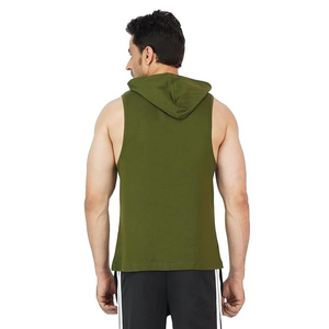 Sweat à capuche sans manches pour homme, personnalisé avec logo, pour la musculation, la salle de sport, nouvelle collection 2025 - Product Image 6