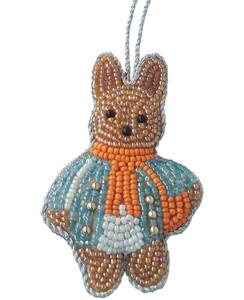 Adorno Colgante Zari Hecho a Mano con Cuentas, Tela de Seda y Piedras para Decoración de Bodas, Borla Colgante Zari India - Product Image 1