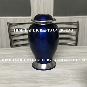 Urna de cremación de nube de Metal sólido para cenizas Urna funeraria de alta calidad con acabado antiguo de estilo americano para almacenamiento de restos humanos - Product Image 4