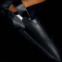 Couteau de skinner en acier au carbone fait à la main de haute qualité 12 "fabriqué en usine OEM à bas prix