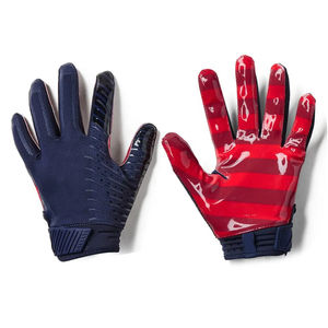 Venta al por mayor de guantes de béisbol de dedo completo personalizados protección de manos transpirable para hombre y mujer equipo de bateo de fútbol americano - Product Image 5