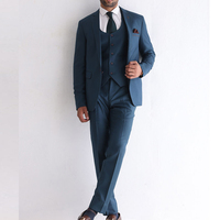 Ensemble de costume léger pour homme, pantalon et veste, couleurs et tailles personnalisables, devant plissé, tissu peigné respirant et anti-rétrécissement