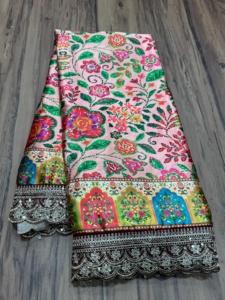 Designer Effortless Elegance Modal Gajji soie Pashmina Imprimé saree Exclusif Fantaisie Blouse Ethnique Fête Mariage Festival Porter - Product Image 2