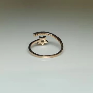 Best Quality Round Lab Diamond Ring 4 Prong Set Women's Ring 14K White Gold Round Diamond Ring Birthday Gift - Product Image 6