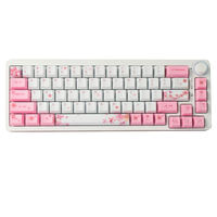 Keyboard Mekanik Mini RGB Terbaru Berkabel Kustom Arab untuk Desktop Laptop PC OEM USB Stok Kantor