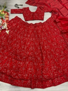 Ropa de fiesta Lehenga más bonita y a la moda - Product Image 4