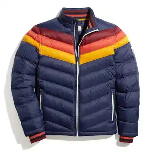 Excellent Quality Multi Color Custom Streetwear Color Block Lightweight Men's Puffer Jacket 2024 By Star Figure Enterprises