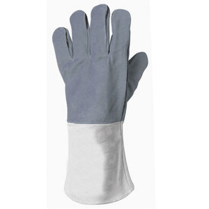 Guantes de soldadura de cuero de vaca de diseño personalizado de alta demanda duraderos con material de alta calidad - Product Image 3