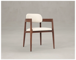 Nordique moderne minimaliste en bois massif chaise de salle à manger coussin en cuir dossier accoudoir pour la maison hôtel Villa utilisation pour le salon - Product Image 4