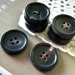 Bouton brut en corne de buffle naturelle de qualité supérieure pour accessoires vestimentaires - Product Image 6