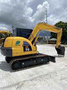 Gebruikt <span class=keywords><strong>Komatsu</strong></span> PC70-8 rupskraan, hoge kwaliteit, <span class=keywords><strong>7</strong></span> ton, 0,3m³ bak, kleine mijnbouw, Komtrax systeem - Product Image 3